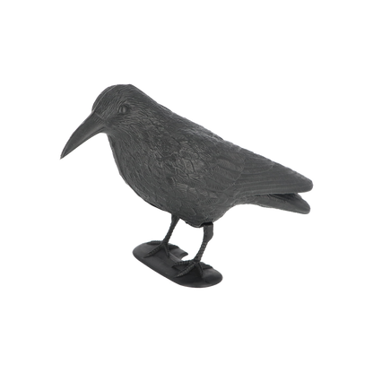 Esschert Crow Bird Repeller – realistic bird decoy to deter pigeons – weatherproof &amp; reusable – bird repellent for garden, balcony &amp; terrace