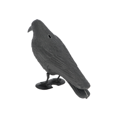 Esschert Crow Bird Repeller – realistic bird decoy to deter pigeons – weatherproof &amp; reusable – bird repellent for garden, balcony &amp; terrace