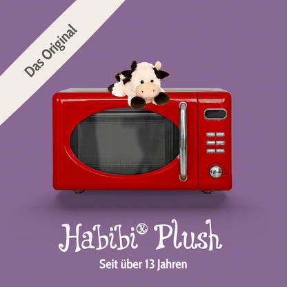 Habibi Plush Classic Wärmetier Kuh liegend Kuscheltier Wärmekissen Wärmflasche