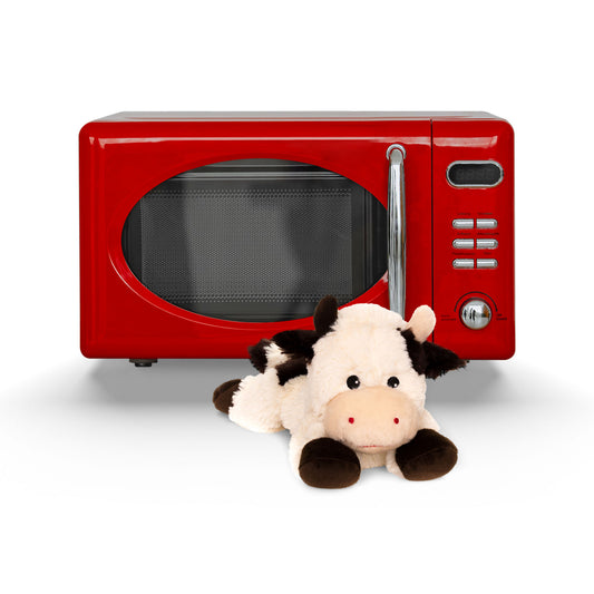 Habibi Plush Classic Wärmetier Kuh liegend Kuscheltier Wärmekissen Wärmflasche