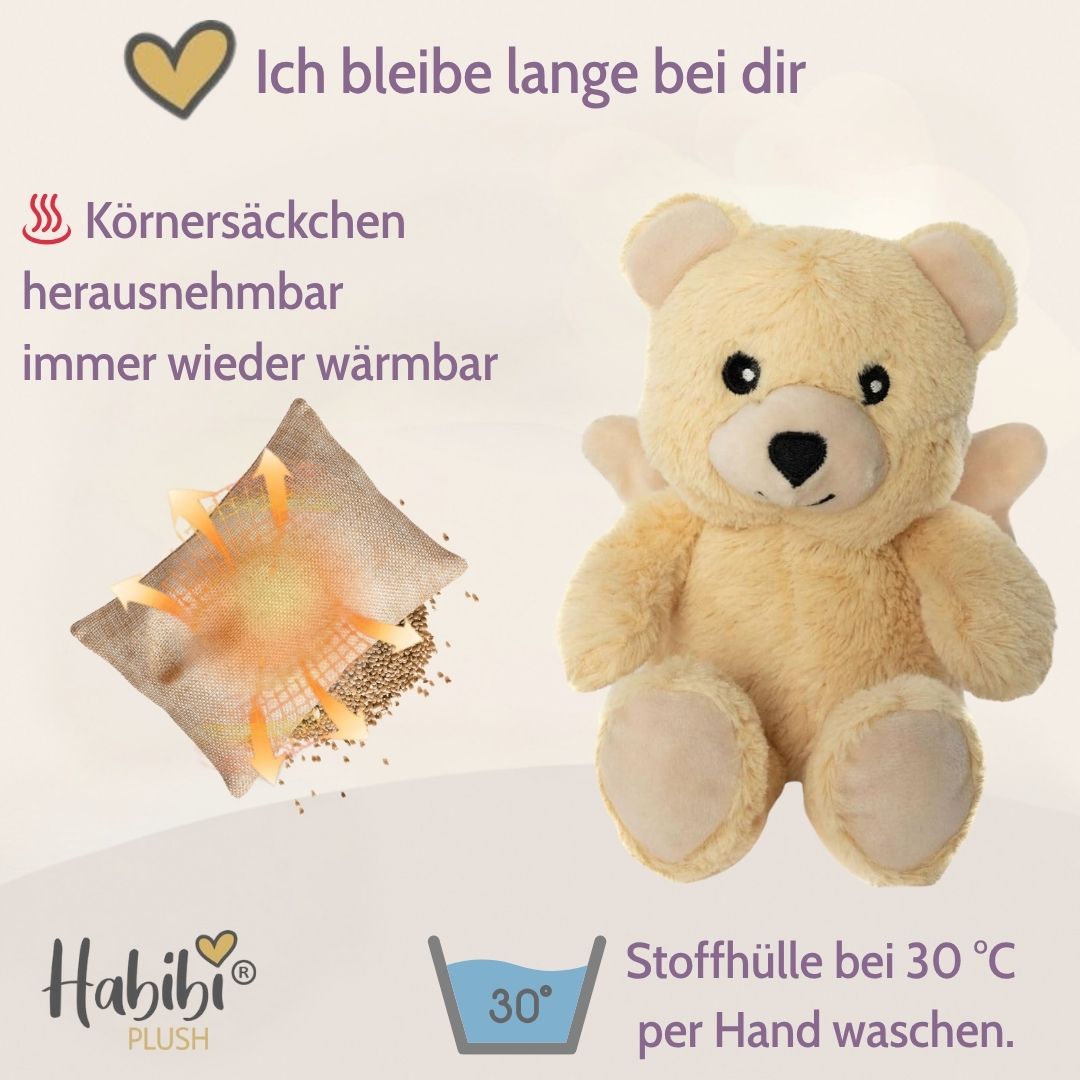 Habibi Plush Premium MIDI Deluxe Wärmekuscheltier Wärmekissen Motivauswahl