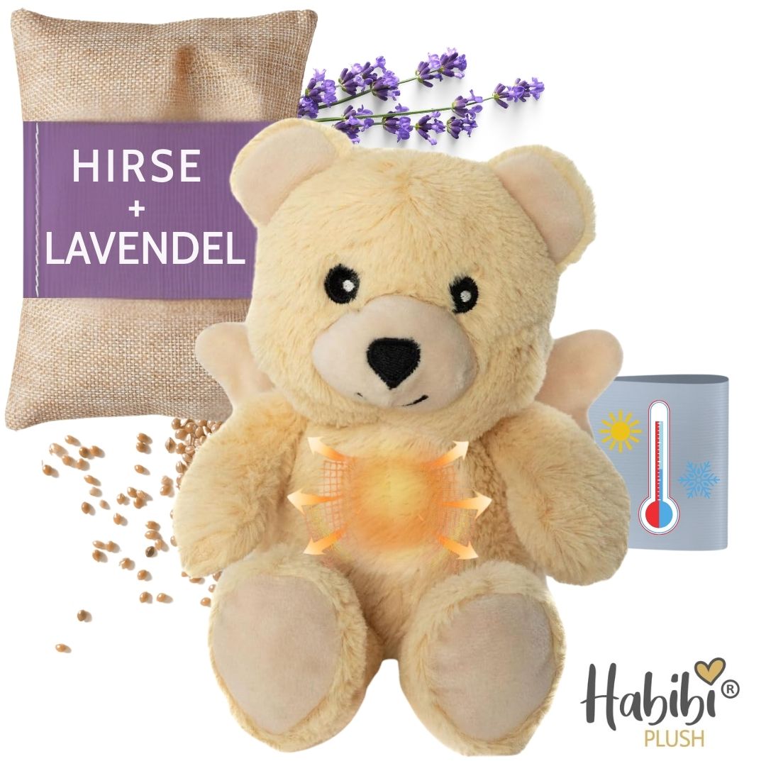 Habibi Plush Premium MIDI Deluxe Wärmekuscheltier Wärmekissen Motivauswahl