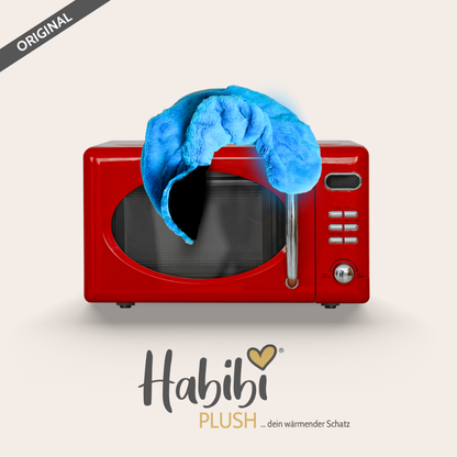 Habibi Plush Premium Nackenhörnchen eisblau Nacken- und Schulterwärmer