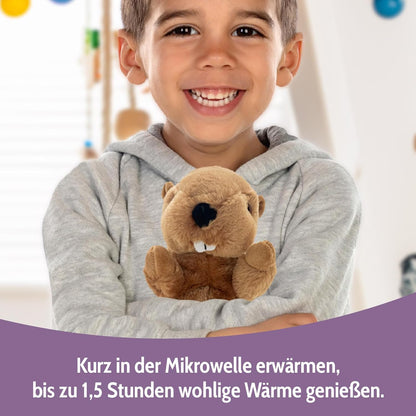 Habibi Plush Wärmekuscheltiere mit Hirsefüllung – Mikrowellengeeignete Kuscheltiere in Motivauswahl