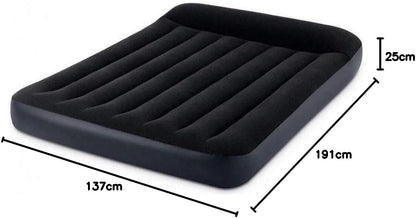 Intex Camping DuraBeam Double Airbed 137x110x25 cm Black, B-stock