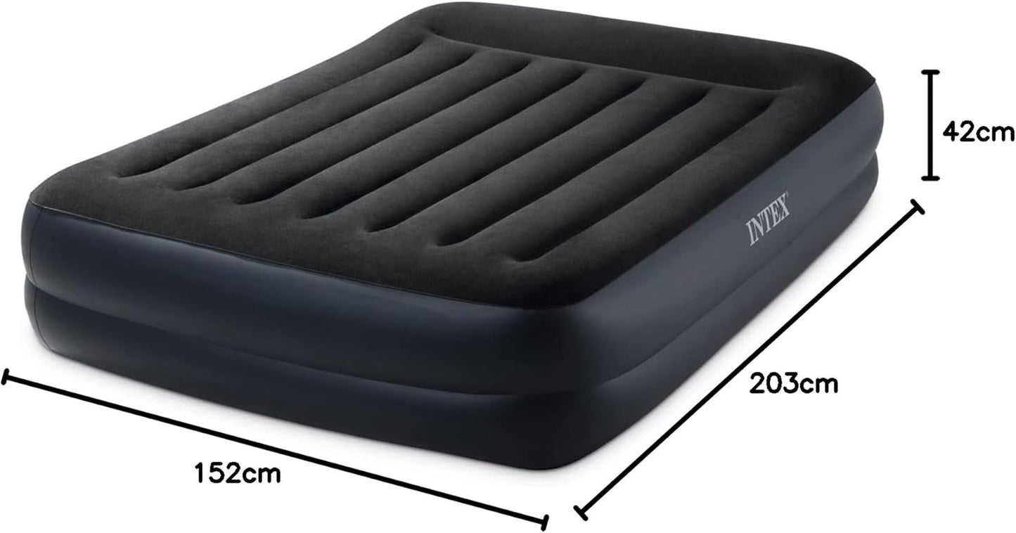 Intex Queen air bed Pillow Rest Raised 64124 Fiber-Tech 152x203x42 cm, B-stock