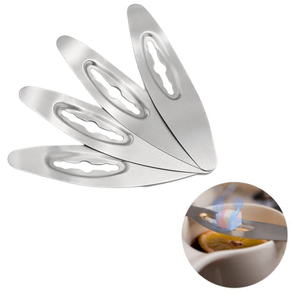 Kela Minizuckerzange Picco - Feuerzange - rostfreier Stahl - perfekt für Zuckerhut - Feuerzangenbowle - 4 / 8 Stück