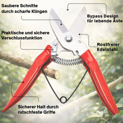 TOPANBIETER 999 Gartenschere mit Bypass-System in verschieden Ausführungen