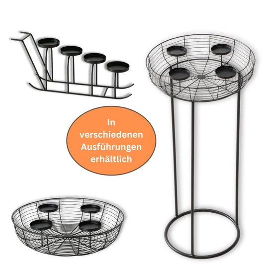 TA999 Kerzenhalter Metall verschiedene Ausführungen Kerzenständer Deko-Halter