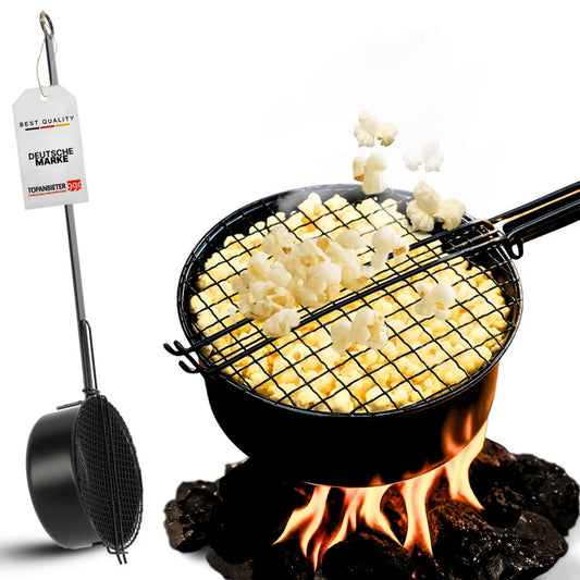 Popcorn pan (large or small), popcorn maker, popcorn machine for outdoor camping