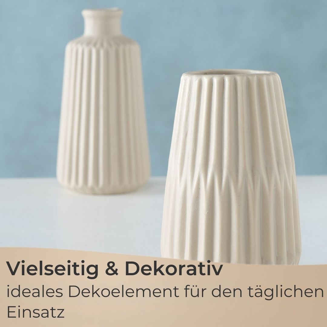 TA999 Vasen-Set Keramik verschiedene Ausführungen Porzellanvase Wohndeko Blumen