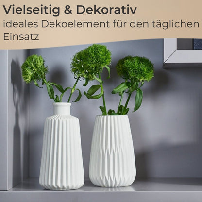 TA999 Vasen-Set Keramik verschiedene Ausführungen Porzellanvase Wohndeko Blumen