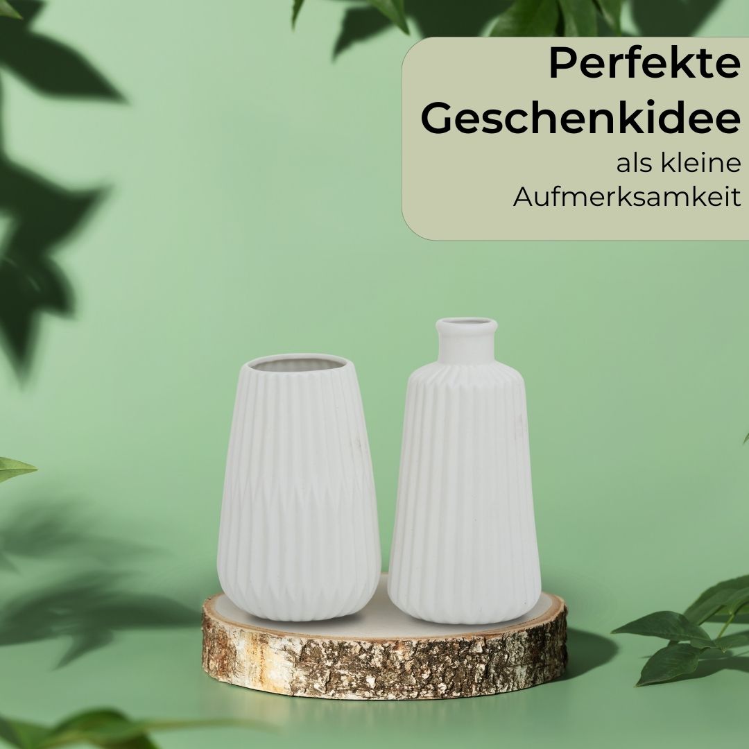 TA999 Vasen-Set Keramik verschiedene Ausführungen Porzellanvase Wohndeko Blumen
