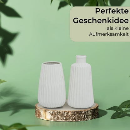 TA999 Vasen-Set Keramik verschiedene Ausführungen Porzellanvase Wohndeko Blumen
