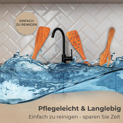Küchenhelfer Olivenholz- Kochbesteck Kochlöffel Pfannenwender Salatbesteck