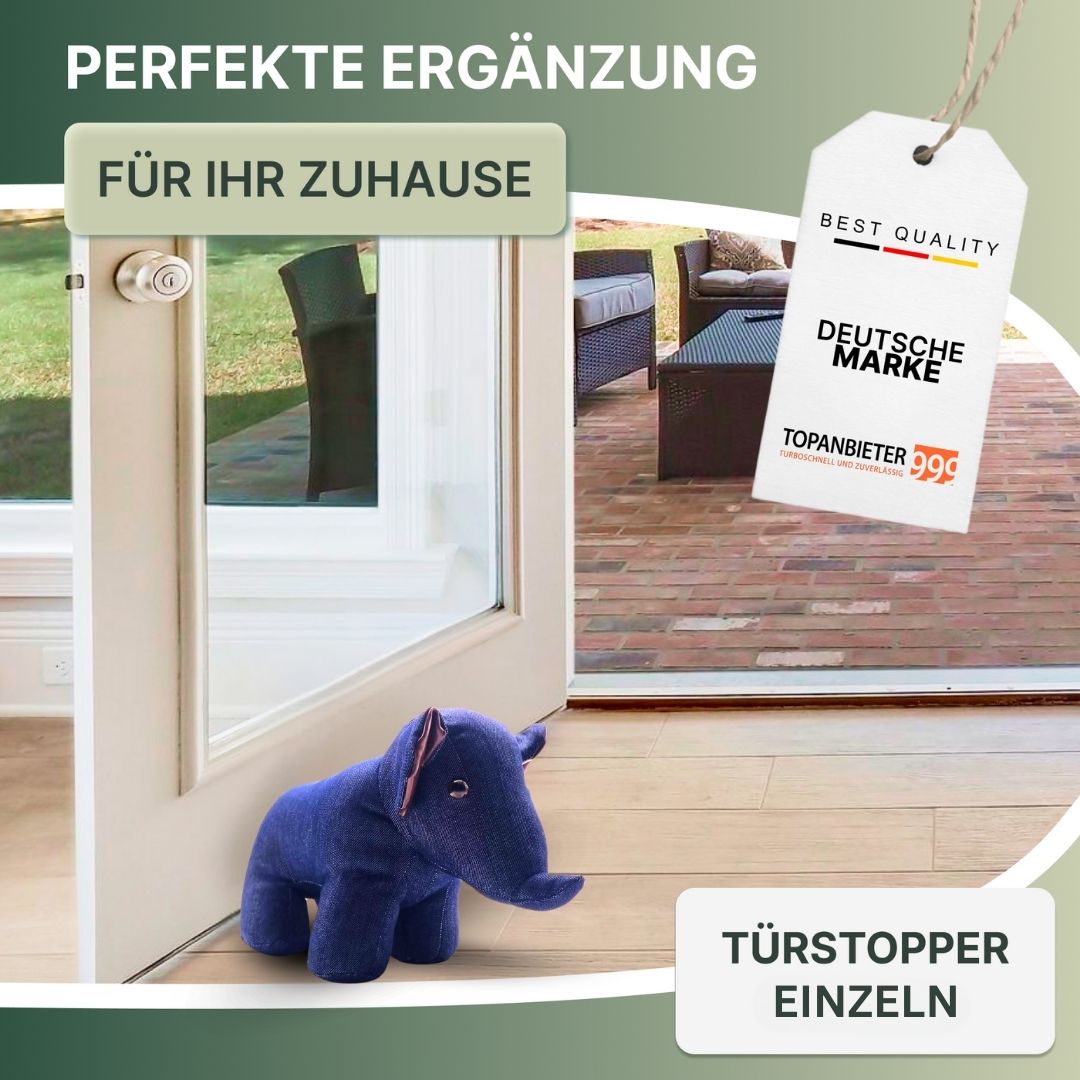 TOP PROVIDER 999 Decorative door wedge animals made of fabric - Door stopper - Door holder - Window buffer - Floor stopper - Door stopper - Door wedge