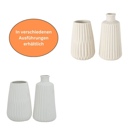 TA999 Vasen-Set Keramik verschiedene Ausführungen Porzellanvase Wohndeko Blumen