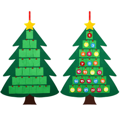 TA999 Weihnachtsbaum Filz DIY Deko Kinder Bastelset Tannenbaum Deko Advent Tanne