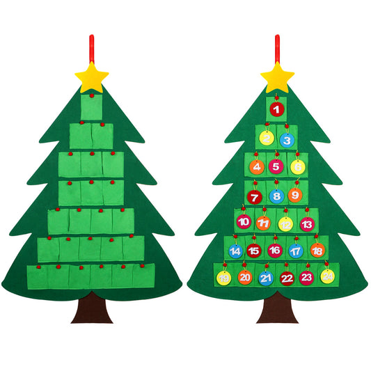 TA999 Weihnachtsbaum Filz DIY Deko Kinder Bastelset Tannenbaum Deko Advent Tanne