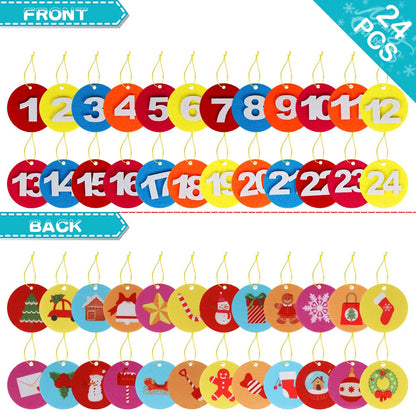 TA999 Weihnachtsbaum Filz DIY Deko Kinder Bastelset Tannenbaum Deko Advent Tanne