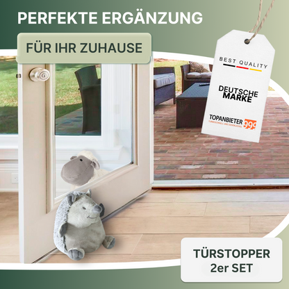 TOP PROVIDER 999 Decorative door wedge animals made of fabric - Door stopper - Door holder - Window buffer - Floor stopper - Door stopper - Door wedge
