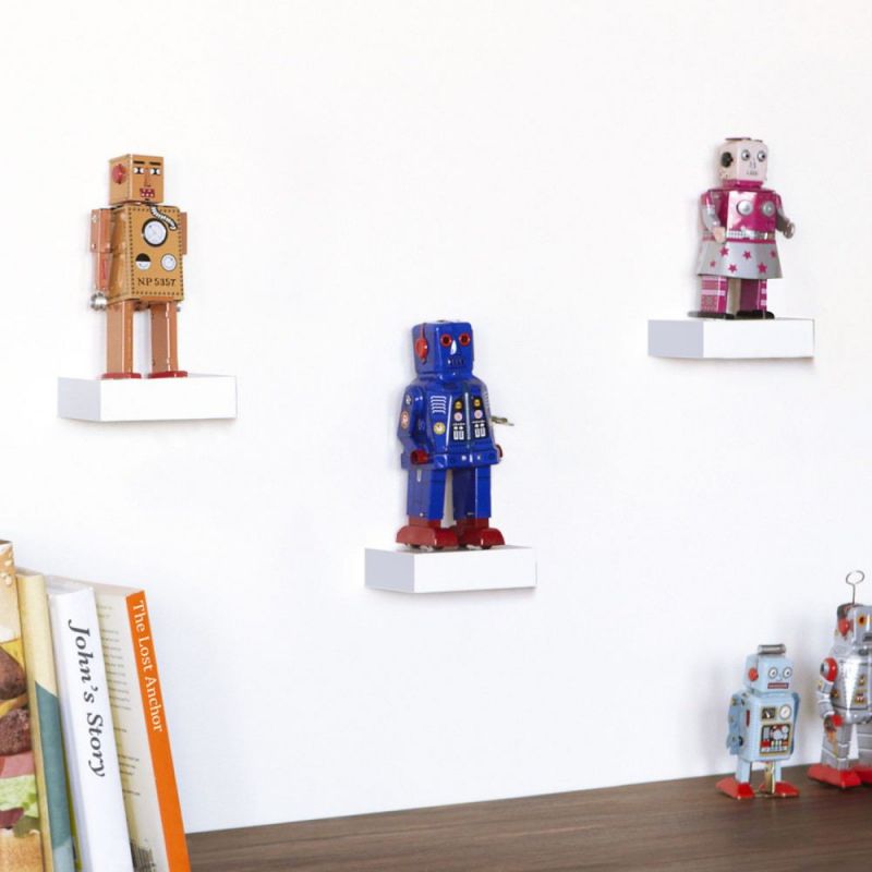 Umbra Showcase 3er Set Regale Miniregal Wandregal Wandablege Deko in verschiedenen Farben