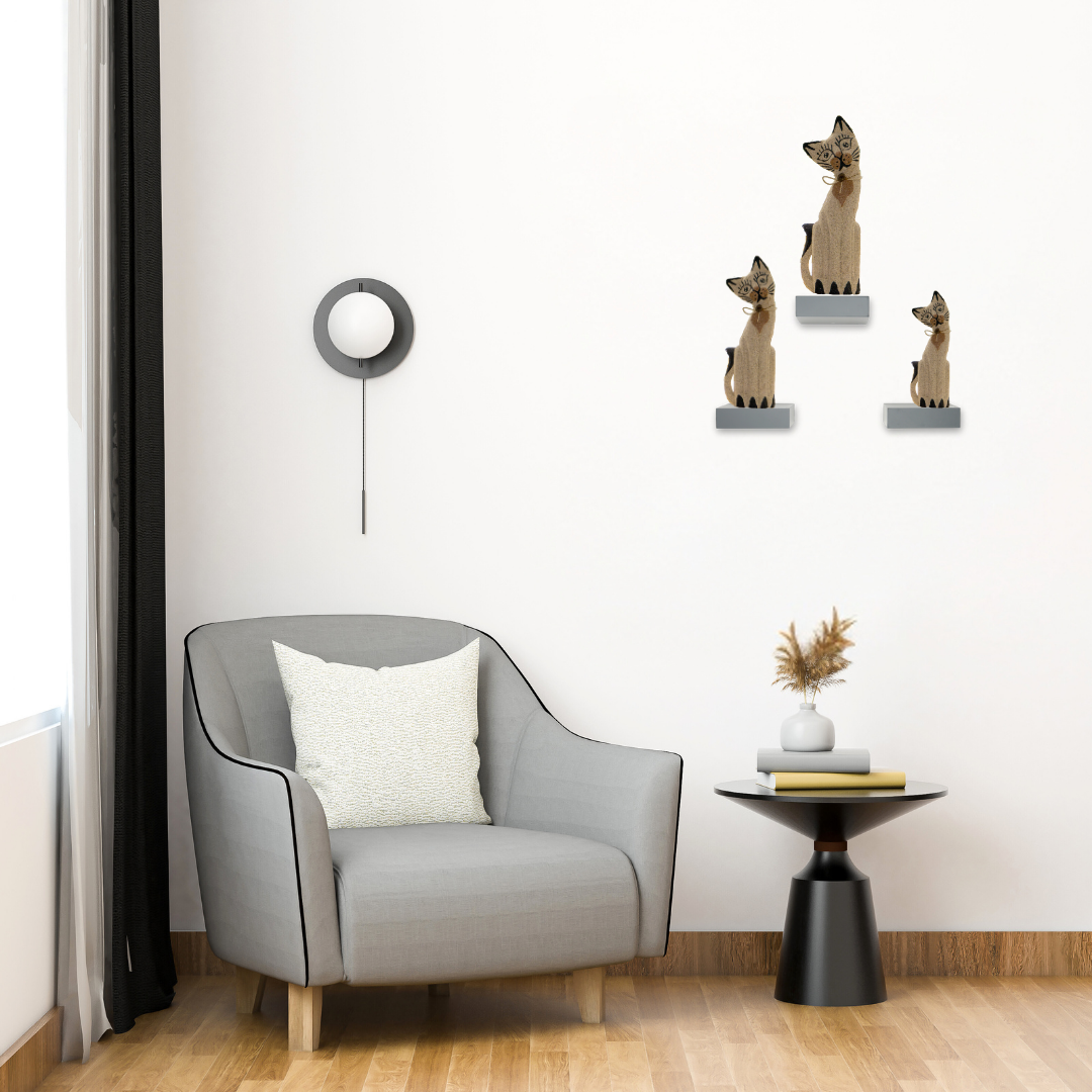 Umbra Showcase 3er Set Regale Miniregal Wandregal Wandablege Deko in verschiedenen Farben
