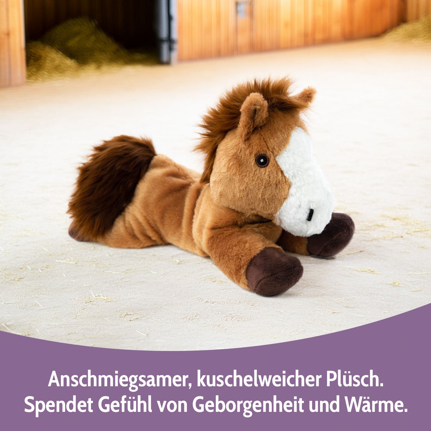 Habibi Plush Classic Wärmetier Pony Kuscheltier Wärmekissen Wärmflasche