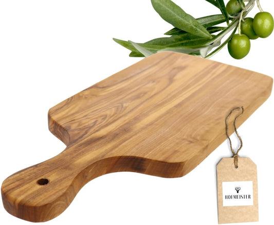 Hofmeister board with handle olive wood