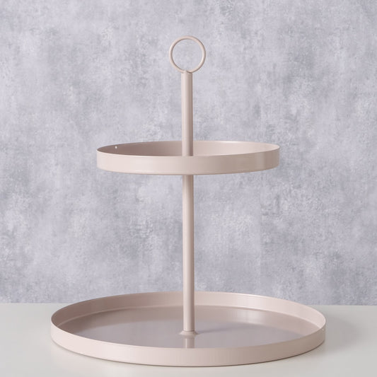 Boltze cake stand Samina beige 30cm