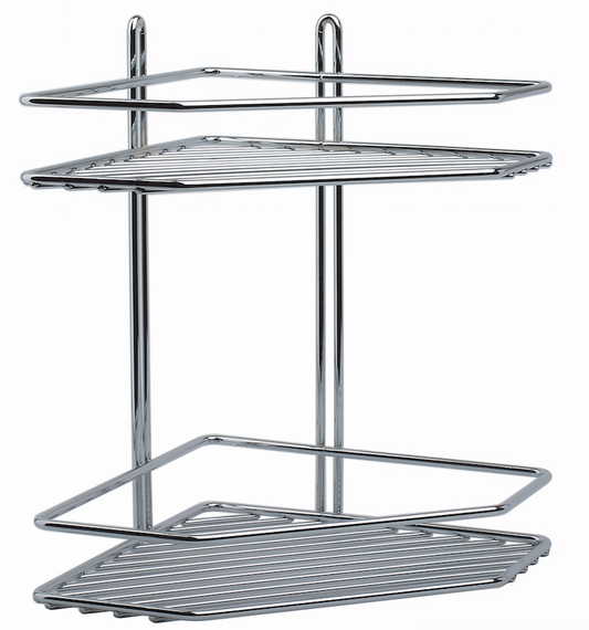 Euroshowers shower corner shelf 2 shelves 572-90