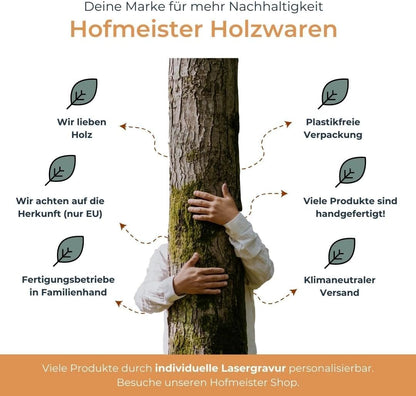 Hofmeister Schuhlöffel 63 cm aus Buchenholz Schuhanzieher langer Schuhheber