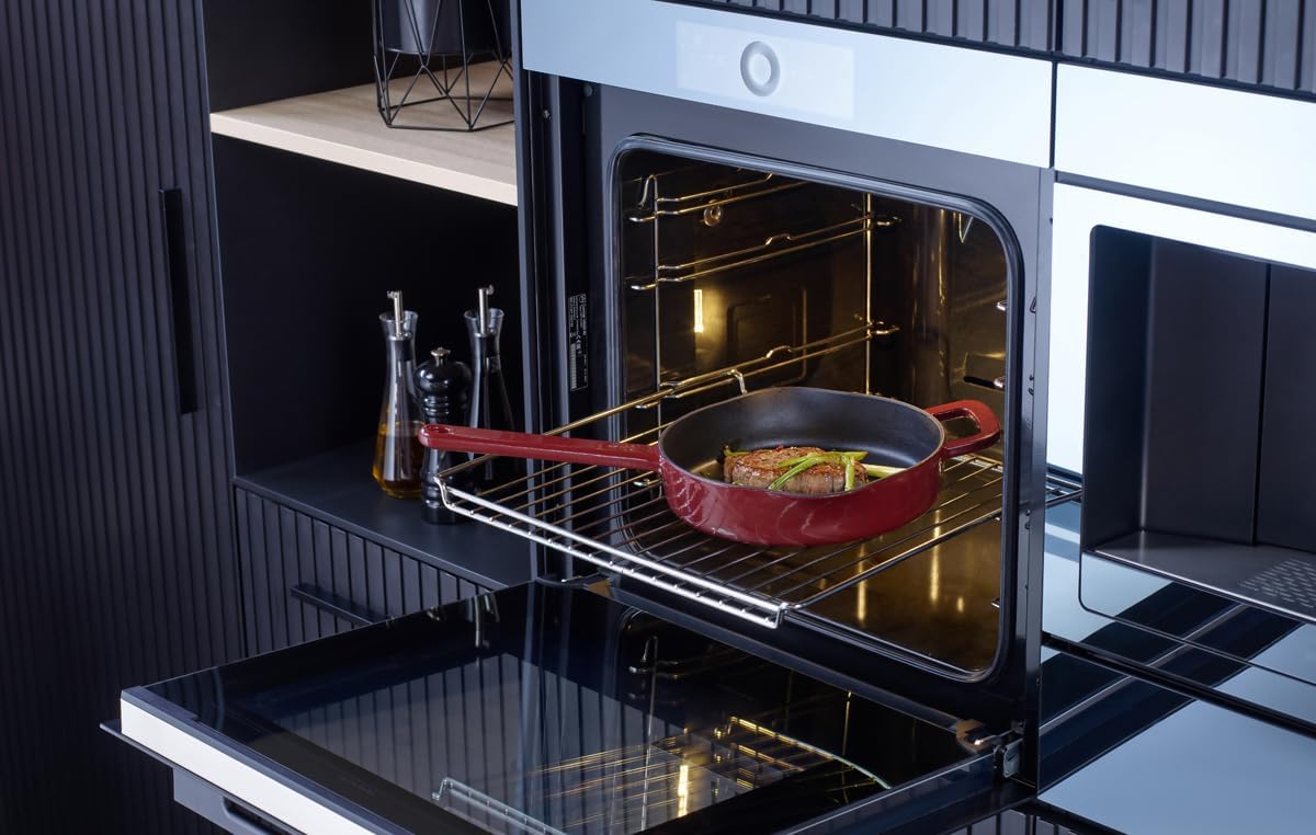 Fissler Moments Collection/Emaillierte Gusseisen-Pfanne Ø 24 cm burgundrot