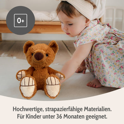 Habibi Plush Classic Wärmetier Bär braun Kuscheltier Wärmekissen Kuscheltier