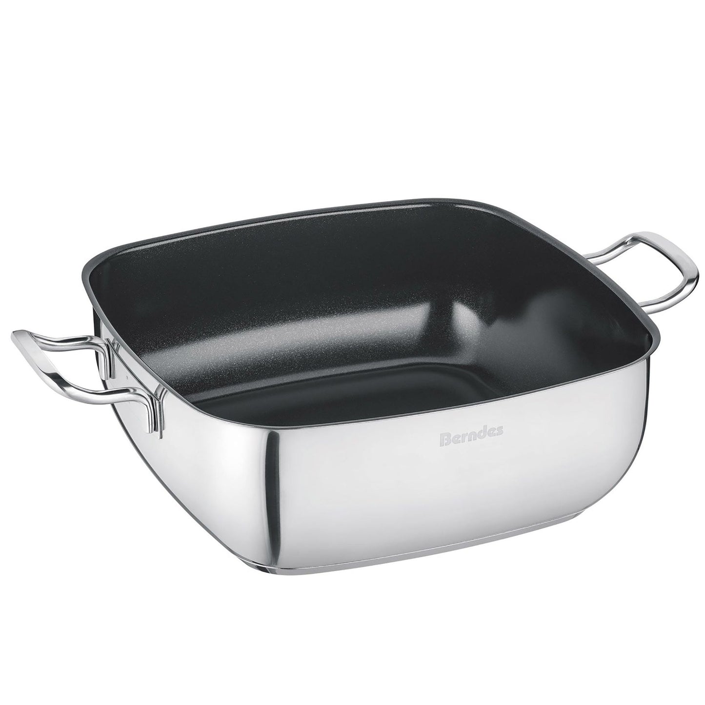 Berndes Servierpfanne Quadro 28 x 28 cm mit Glasdeckel