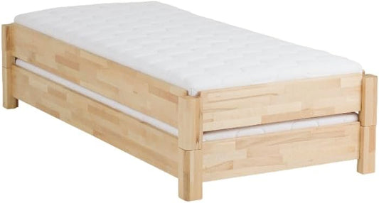 Dico stackable bed 90x200 cm natural oiled beech