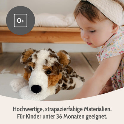 Habibi Plush Classic Wärmetier Australian Shepherd Kuscheltier Wärmekissen