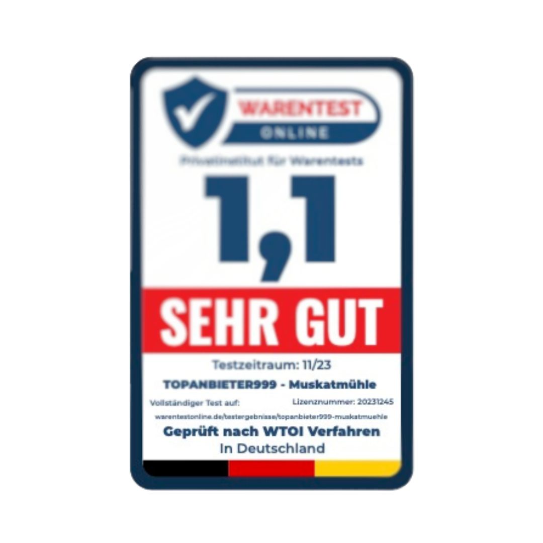 Muskatmühle Edelstahl mit Aufbewahrungsbehälter und einklappbarer Kurbel Muskatnussmühle