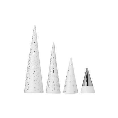 Räder Winterzeit Kleiner Winterwald silber 4er Set