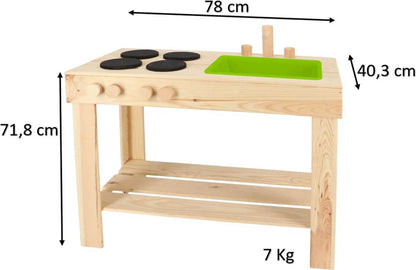 Esschert Design Matschküche – Kreatives Outdoor-Spielvergnügen für Kinder