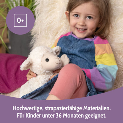 Habibi Plush Classic Wärmetier Lämmchen Kuscheltier Wärmekissen Wärmflasche