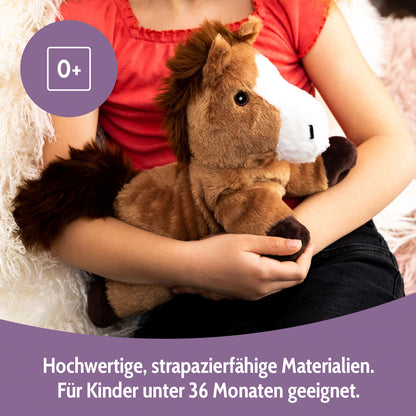 Habibi Plush Classic Wärmetier Pony Kuscheltier Wärmekissen Wärmflasche