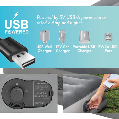 Intex Dura-Beam Prestige Double Airbed with USB Pump