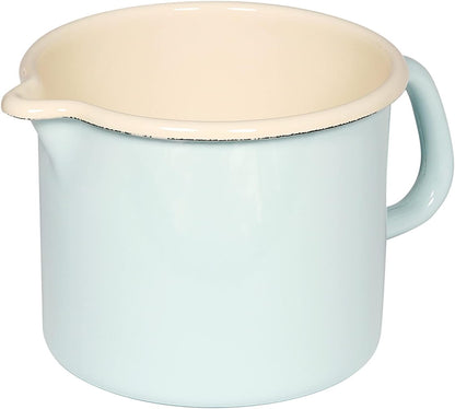 Riess spouted pot 14cm turquoise