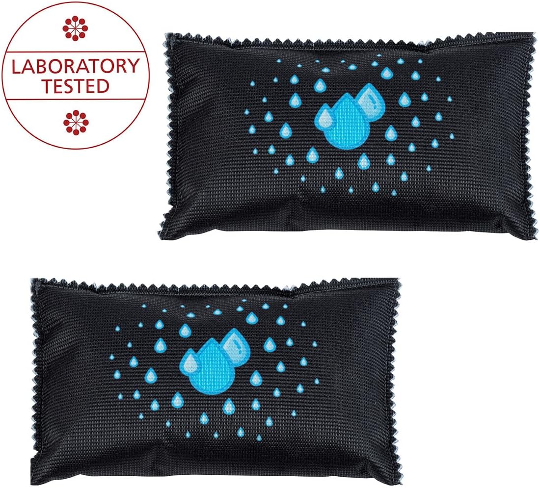 WENKO Auto-Entfeuchter mit Sättigungsanzeige 2er Set je 400g wiederverwendbar