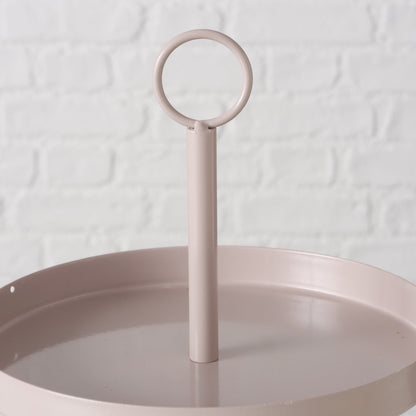 Boltze cake stand Samina beige 30cm
