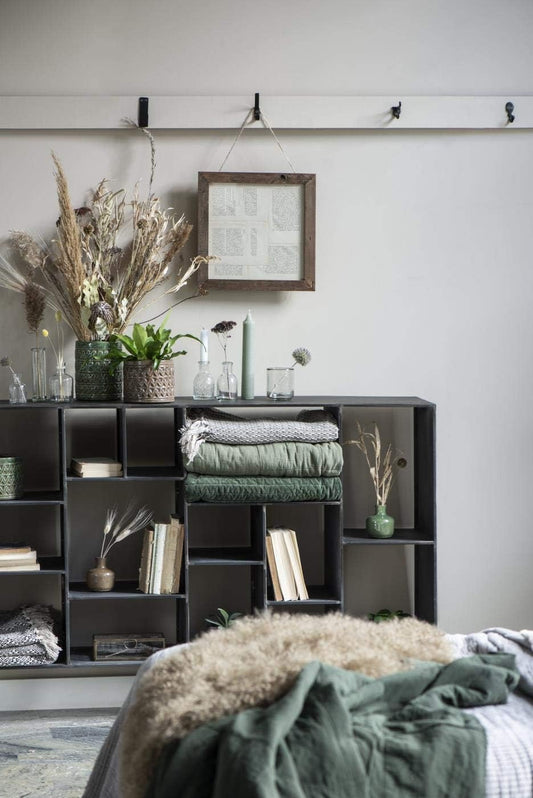 IB Laursen Plaid patterned olive