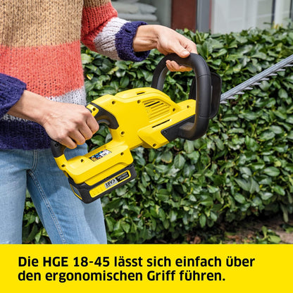 Kärcher HGE 18-45 Akku-Heckenschere 18V 45cm 2700 U/min leicht ohne Akku