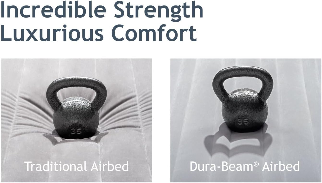 Intex Queen Comfort-Plüsch Luftbett Fiber-Tech RP 152x203x56cm, B-Ware