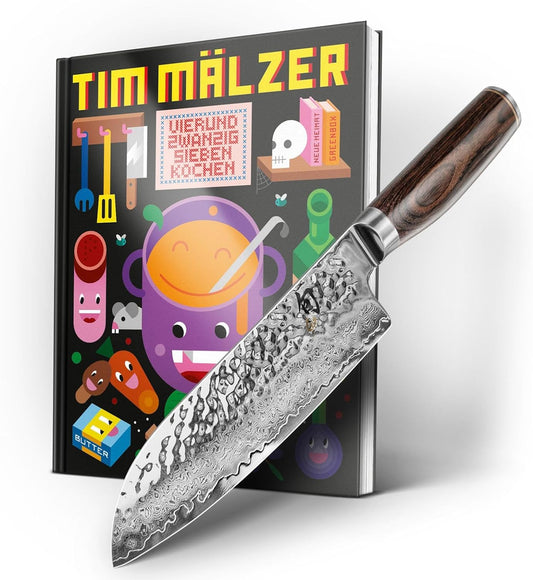 Kai TDM-W23 Santoku 18 cm + TM cookbook